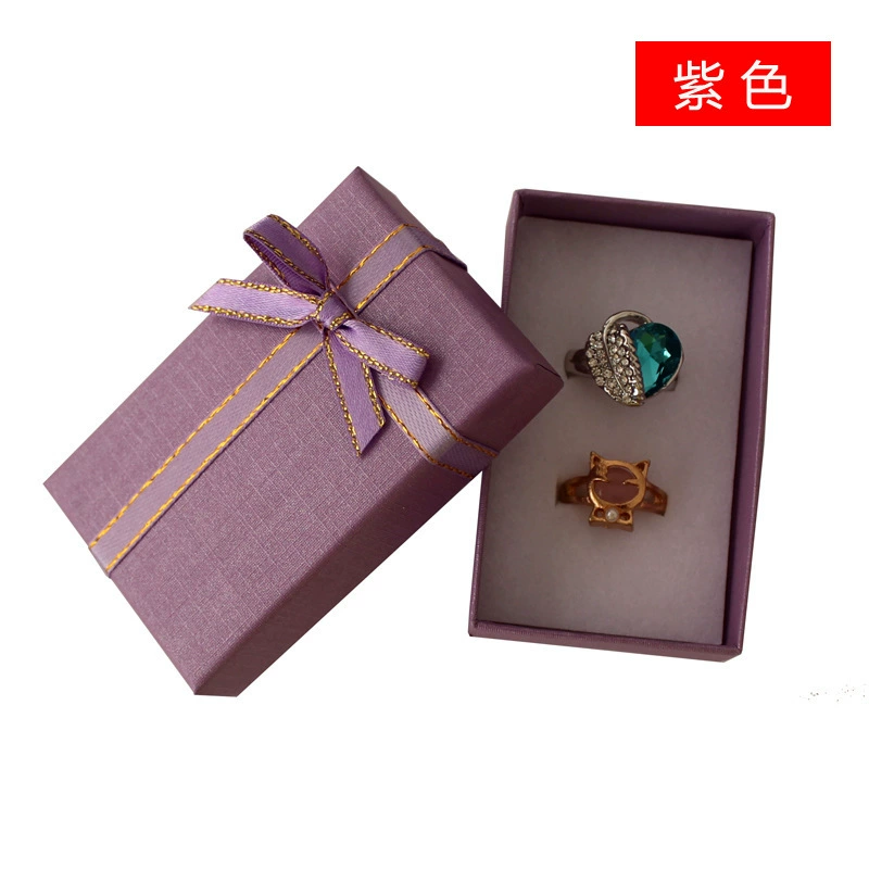 [В наличии] оптовый корейский лук пара кольцо коробка ювелирных изделий кулон коробка серьги коробка ювелирных изделий