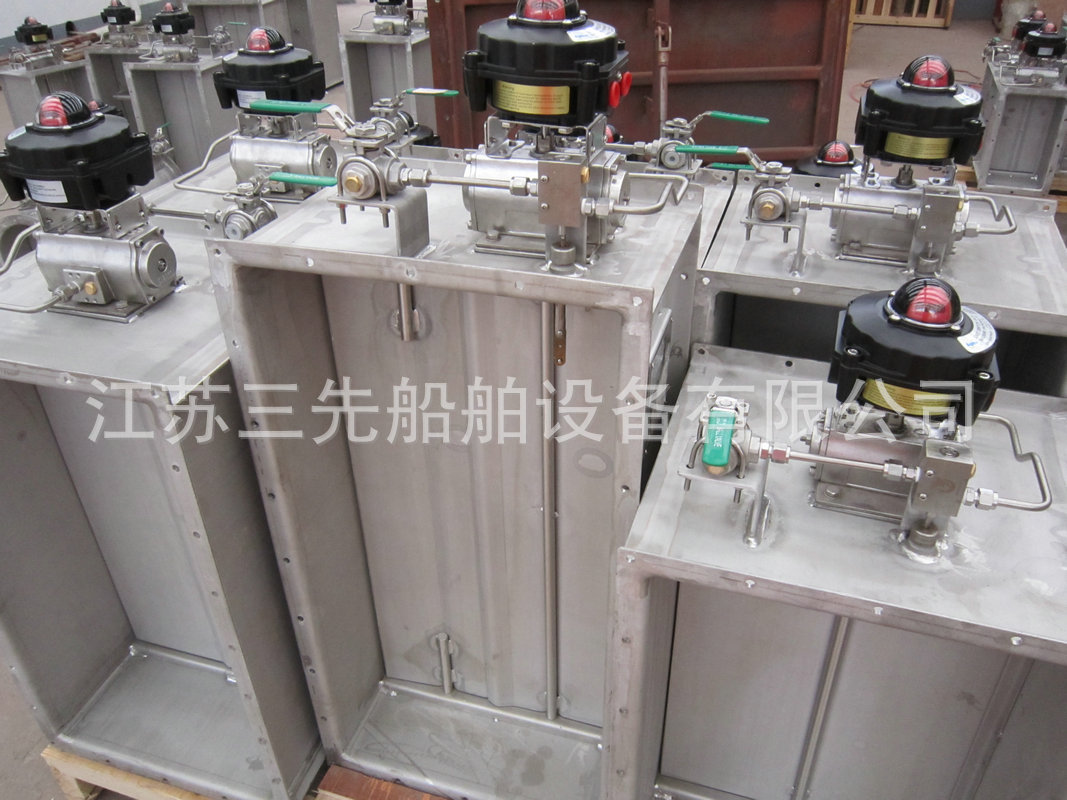 厂家供应 不锈钢气动防火风闸 三先船用气动防火风闸-阿里巴巴