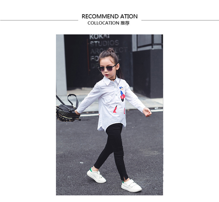 Chemise fille à manche longue - Ref 2086163 Image 6