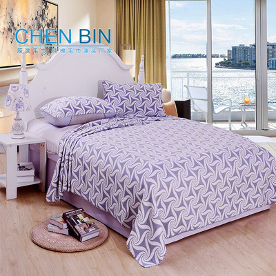 Manufactor Direct selling pure cotton Towel three layers Gauze pure cotton stripe sheet Thin quilts Pillowcase Three-piece Suite 200*230