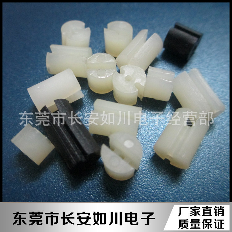 大量供应 LED尼龙灯座 创意LED灯座 F5双色柱三脚灯座