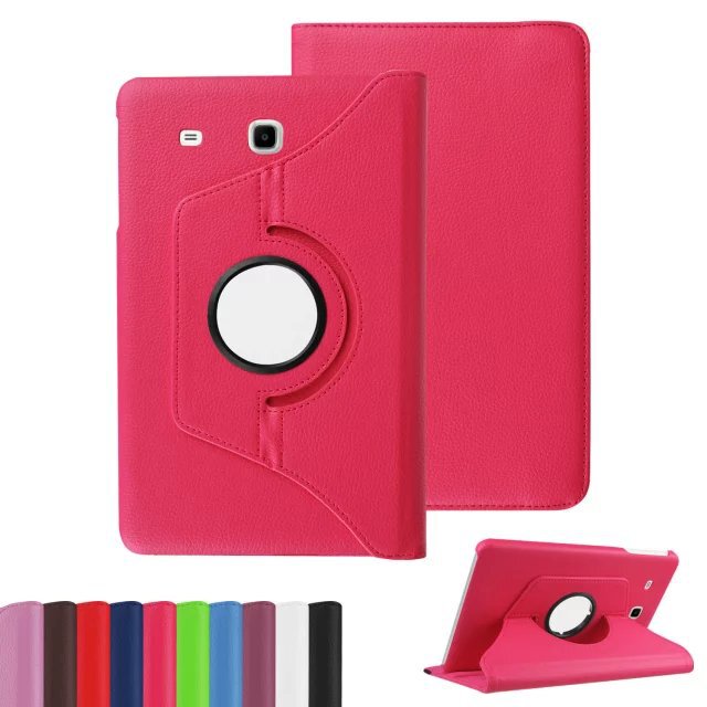Suitable for Samsung Tab E 8 inch T377V tablet protective case T377 litchi pattern rotating leather case