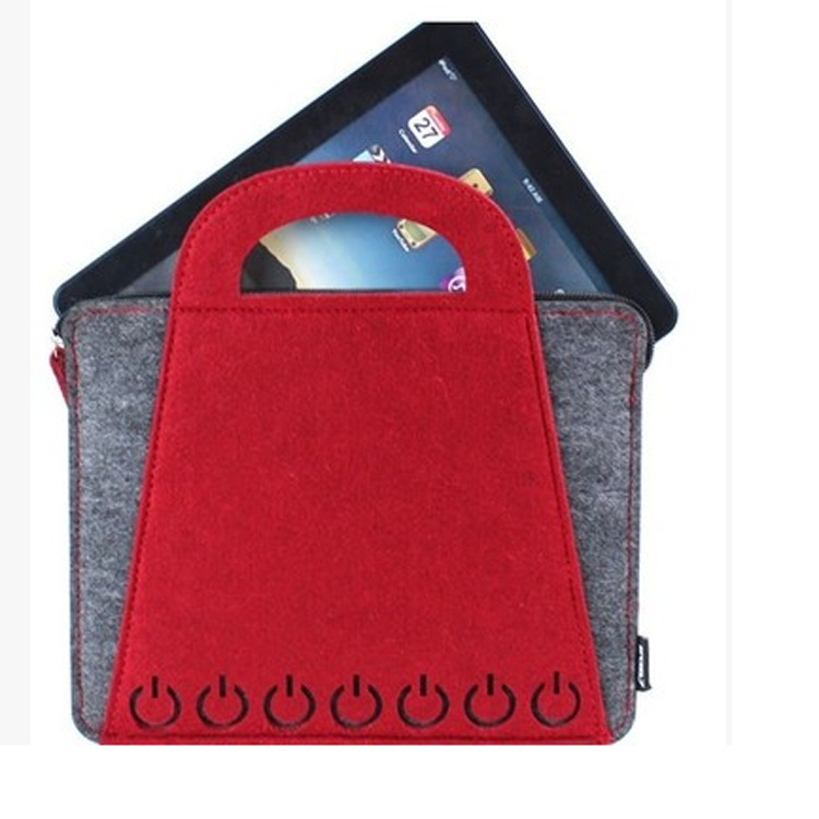 厂家直销毛毡包毛毡手提平板电脑包低价批发毛毡包手提平板电脑包