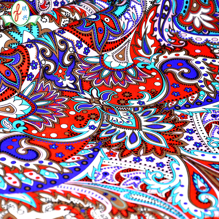 供应秋冬仿棉锦氨数码直喷印花 280G瑜伽布 吸湿排汗仿棉汗布