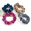 Fine velvet hair circles wholesale flat velvet hair rope hair jewelry does not hurt hair head flowers optional color