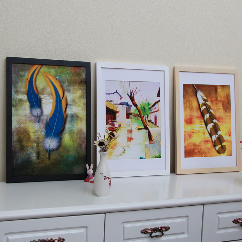 Solid Wood Photo Frame Tabletop Wall Hanging 7 Inch 5 6 12 Creative 6inch A4K8 A3 Album Photo Studio Picture Frame Mounting