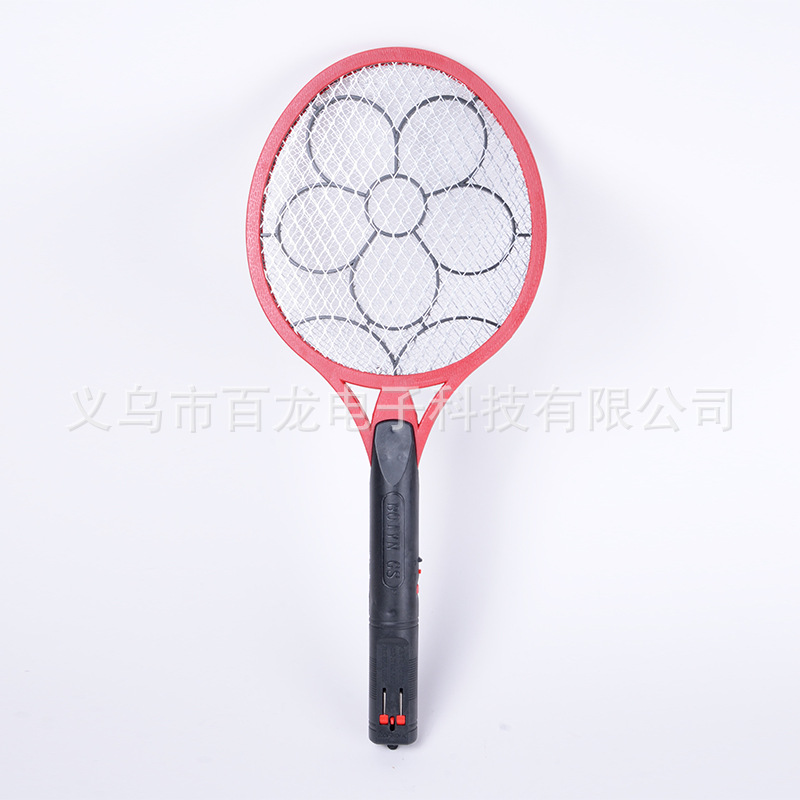 厂家供应季节性小家电 充电扁插梅花款电蚊拍 驱虫驱鼠电蚊拍|ms