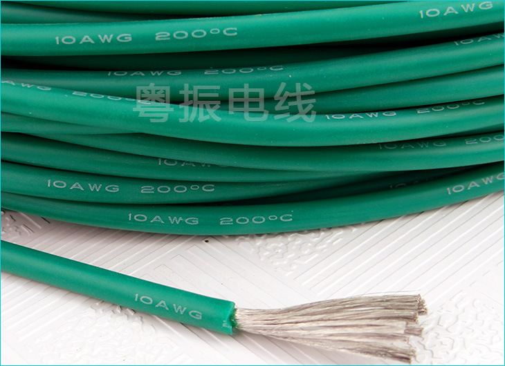 Cable de silicona extra suave 2AWG verde