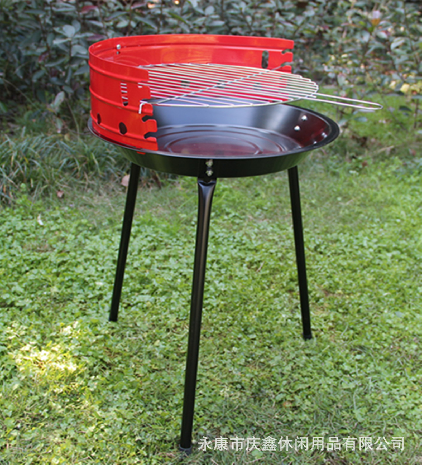 户外不锈钢烧烤架3-4人 便携式烧烤炉可折叠 旅行野餐烧烤架 烤炉-阿里巴巴