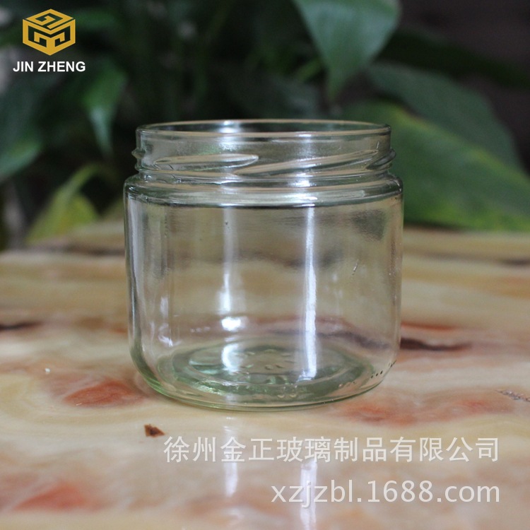 厂家货源批发330ml方形酱菜瓶密封瓶储物瓶可加工定制