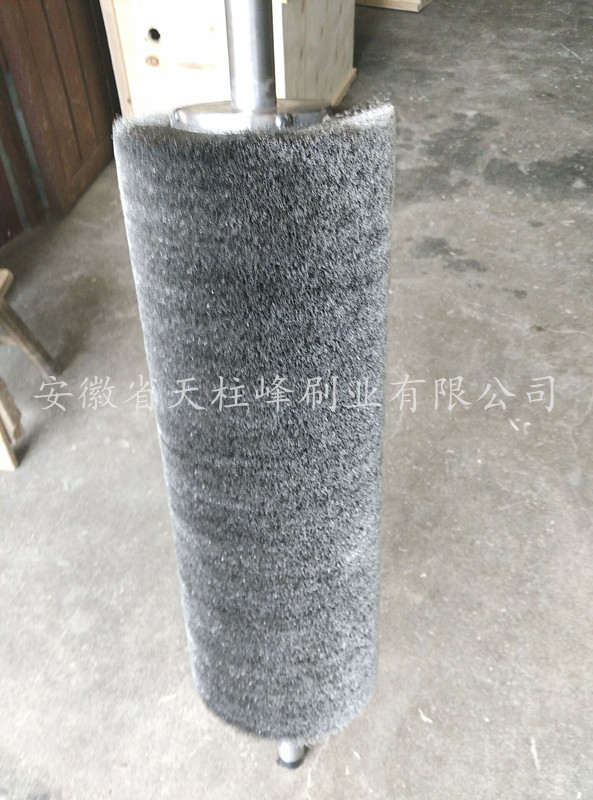 304不锈钢丝辊适用板材精修 毛刷辊 尼龙毛刷用于超声波机器
