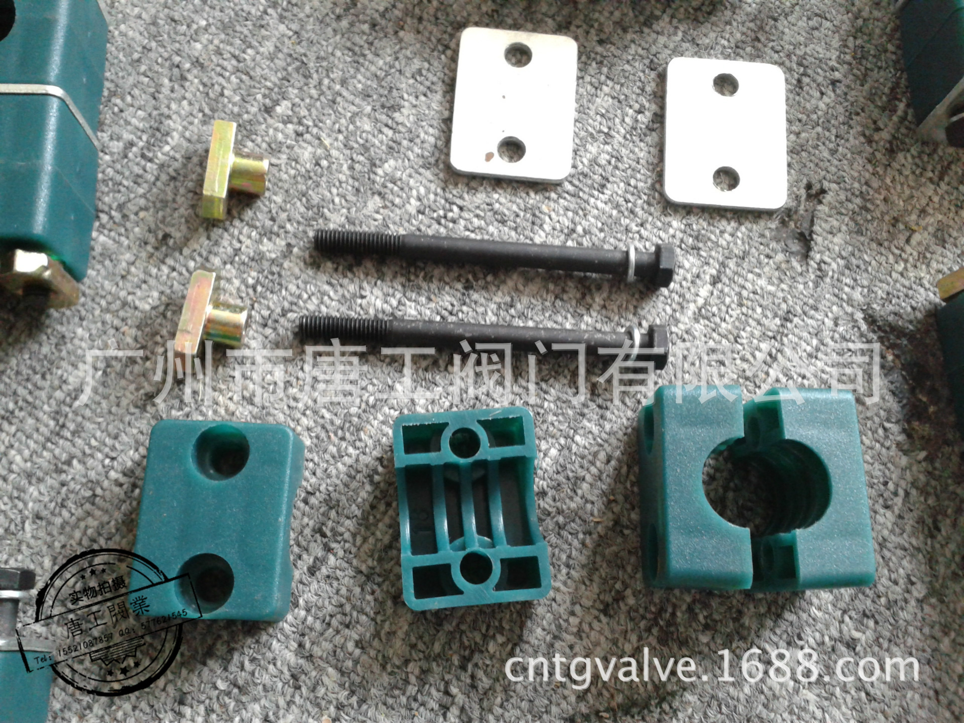 厂家直供管道专用轻型双孔导轨管夹 轻型导轨尼龙塑料管夹 管夹