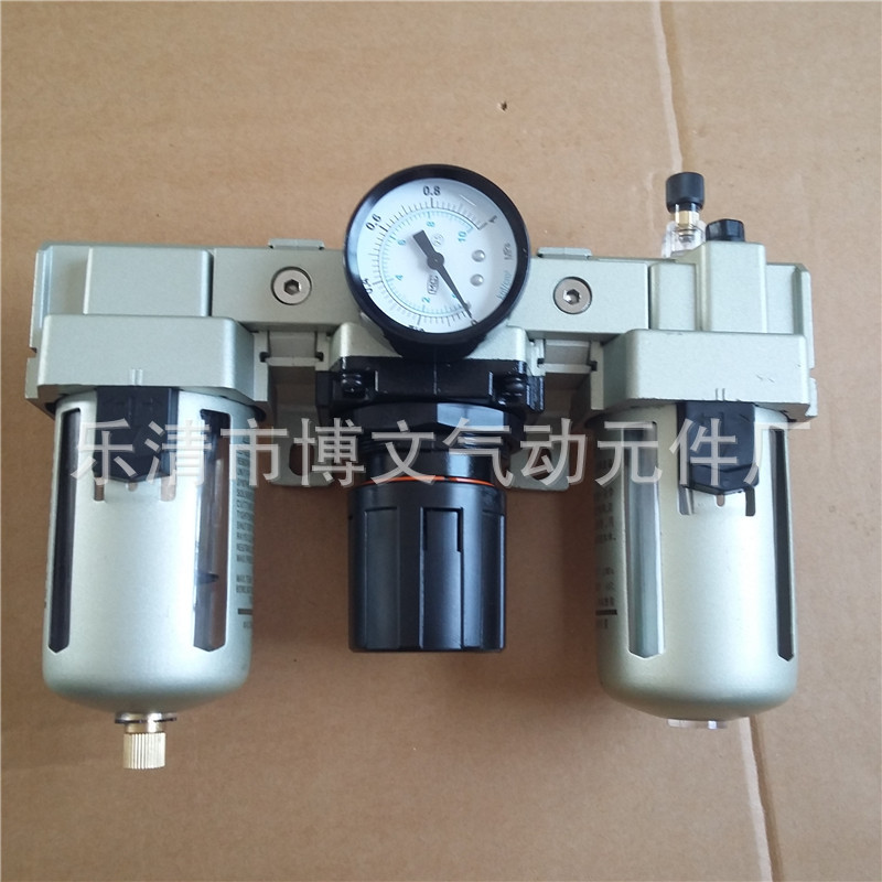 气源处理器AC3000-02差压排水型 减压过滤油雾2分螺纹