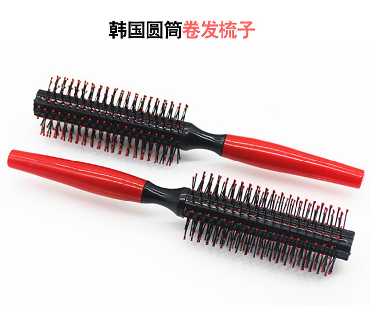도매 미용 및 헤어 제품 빗, 롤러 빗, 원형 빗, 곱슬머리 및 직모 빗, 플라스틱 에어 라운드 헤드