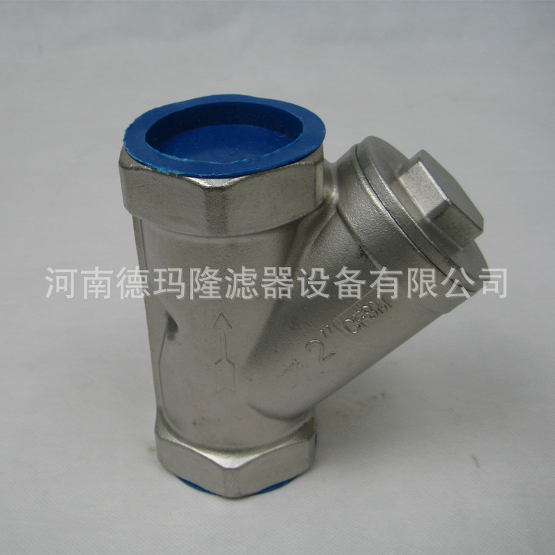 供应Y型不锈钢过滤器DN:50mm，公称通径（螺纹）：2" 可定制美标
