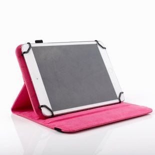Spot 7 inch flat litchi pattern rotating leather case domestic flat protective case 7 8 9 10 inch universal rotating case