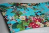 Sky blue among dancing phoenixes and flowers