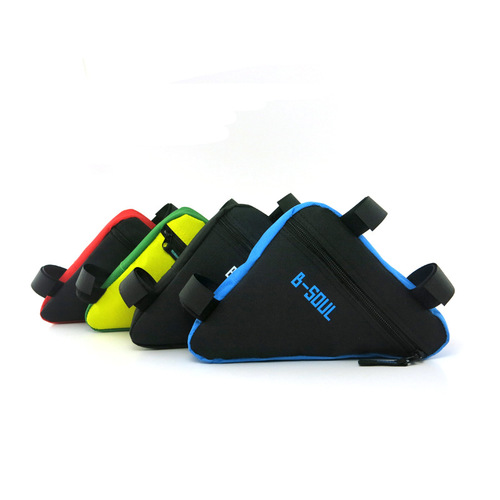 New Saddle Bag Cycling Bicycle Mountain Bike Bag Triangular Tool Bag Top Tube Crossbar Bag Cycling Equipment Accessories