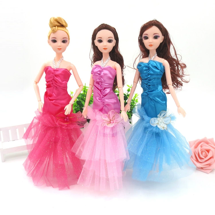 Doll для одежды, многоуровневое кружевное облегающее платье, длинная юбка, пижама, русалка, хвост рыбы