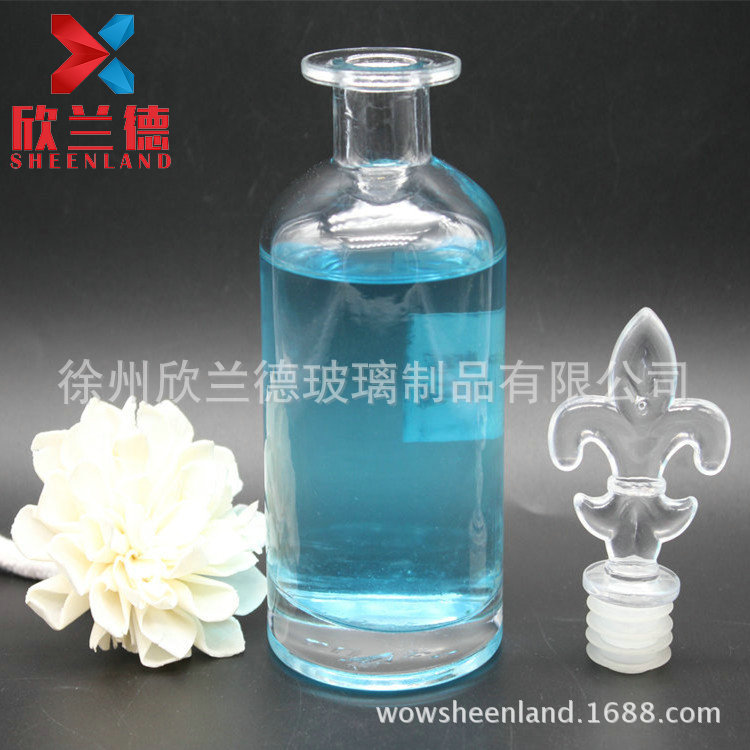 香薰瓶  200ML 圆柱形玻璃香薰瓶 卡口玻璃香薰瓶