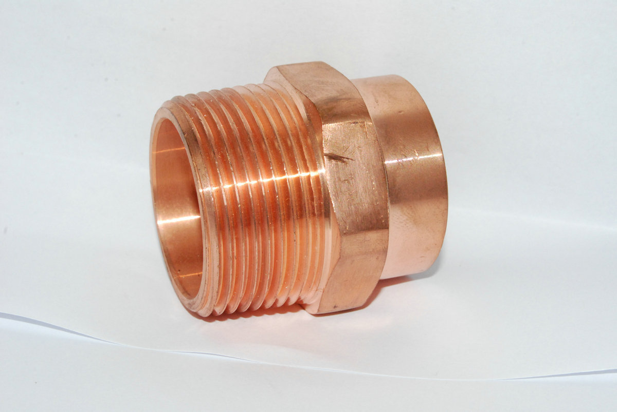 紫铜水管直接紫铜衬芯焊接接头水暖空调制冷配件