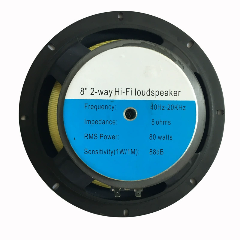 8-дюймовый колонокый динамик автомобильный HIFI колонка среднечастотный гудок прямой к басовой трубе автомобильная колонка