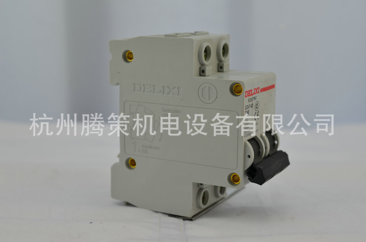 2）小型断路器 DZ47 C型  2P  40A