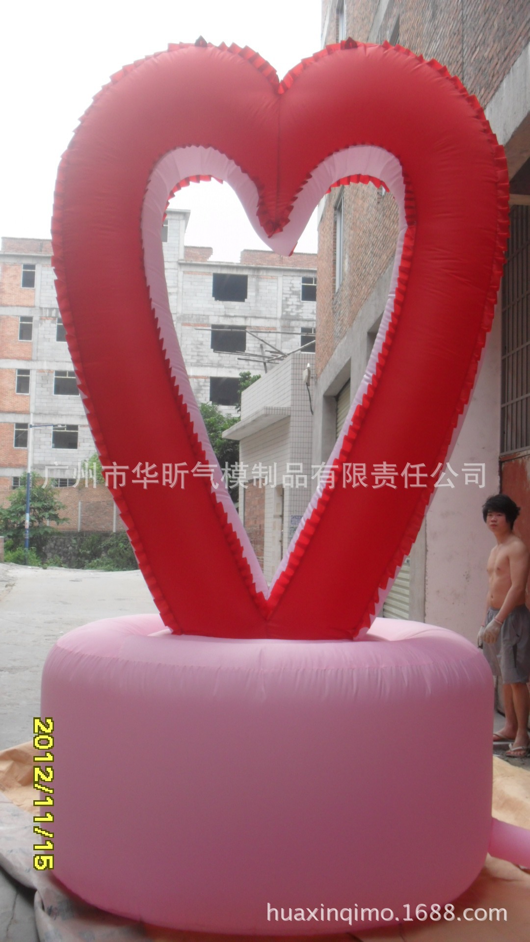 厂家生产心型充气气模适合 婚庆摄影室内户外节日气氛营造