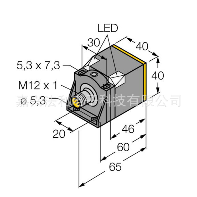 图尔克TN-CK40-H1147高频读写头RFID读写器RFID读头