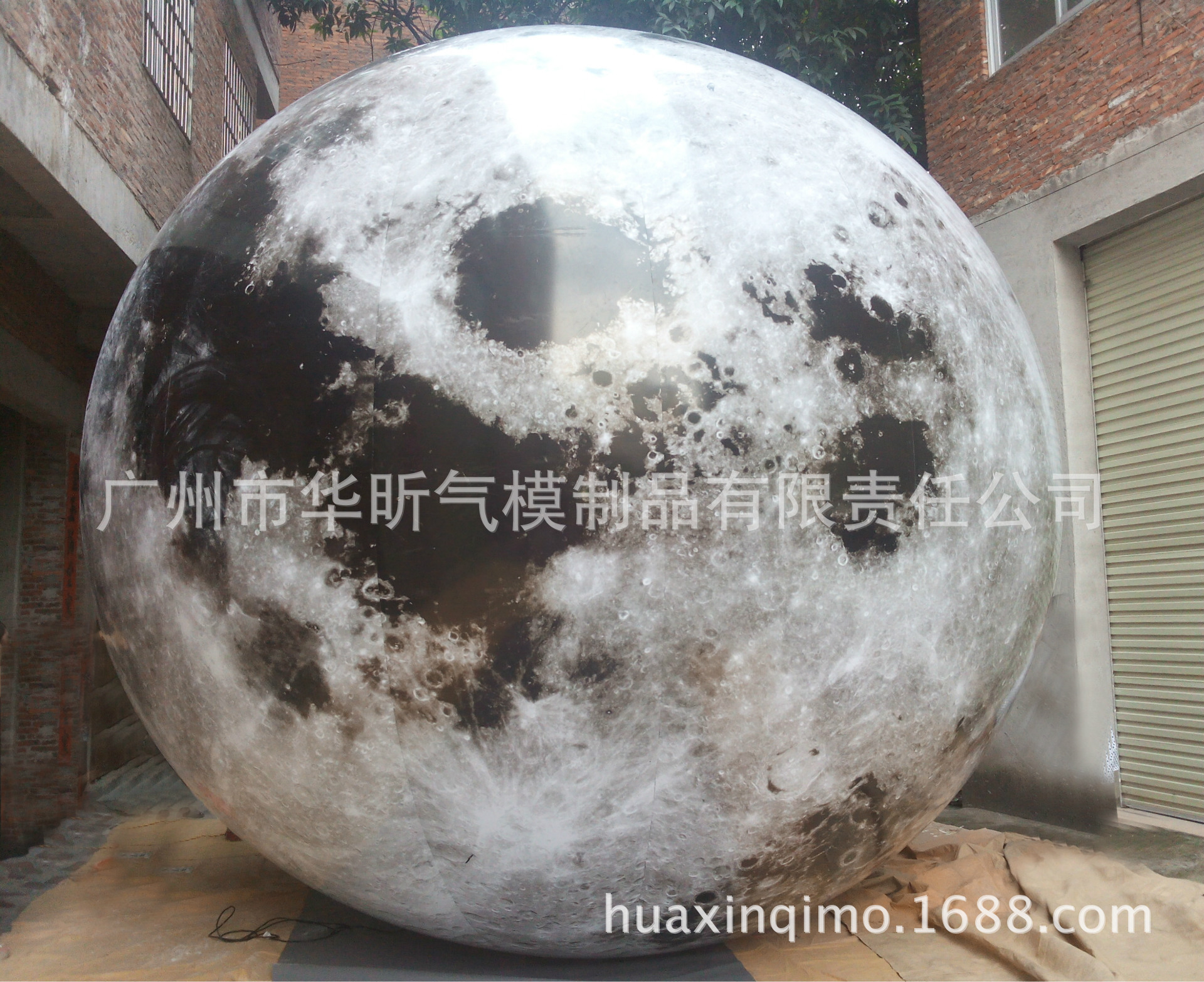 充气月球 玉兔 月亮模型 中秋节户外广告装饰活动用品批发