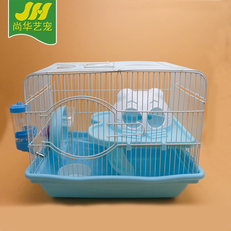 Новая креативная клетка для хомяка Хомяк поставляет кошачью голову хомяк клетка двойная вилла клетка для домашних животных оптом