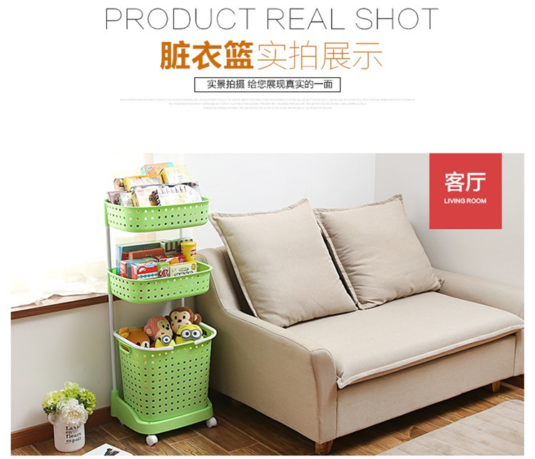 收纳篮 塑料 脏衣服收纳筐 大号塑料置物篮 镂空 台州塑料脏衣篮