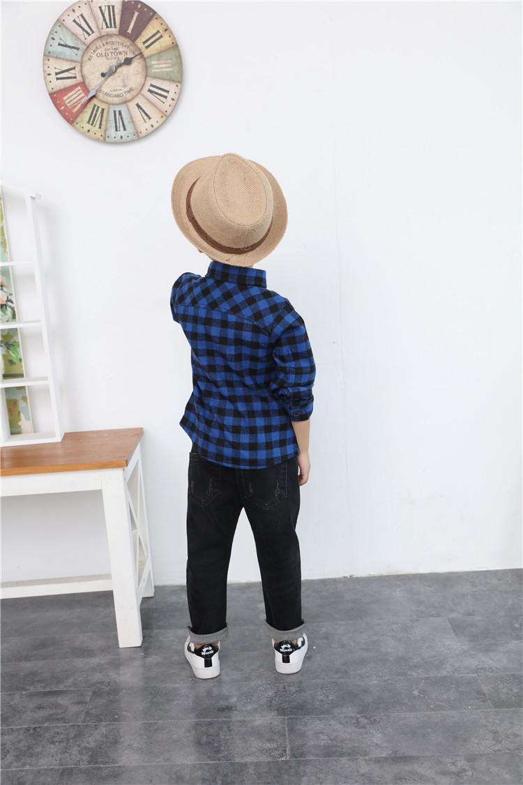 Chemise garcon à manche longue - Ref 2077353 Image 18