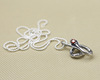 Retro accessory, pendant, glasses, wholesale, silver 925 sample, simple and elegant design