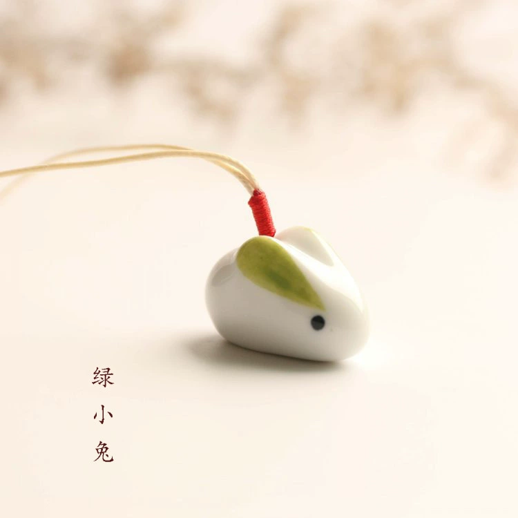 Pendant handmade, cute diverse rabbit, hand painting