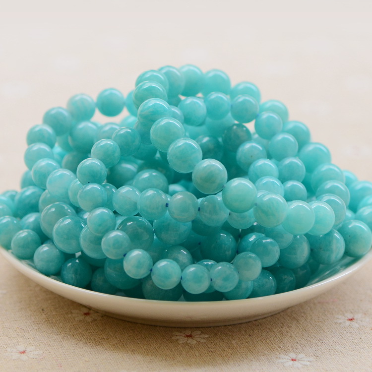 natural crystal Manufactor Jewelry wholesale On behalf of green gemstone Amazon stone Hand string Ice Amazonite Bracelet