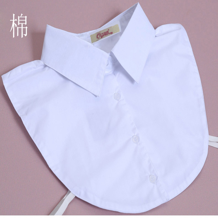 001# Real shot 200 Pounds of fat MM Large False collar children Shirt collar double-deck Collar decorate