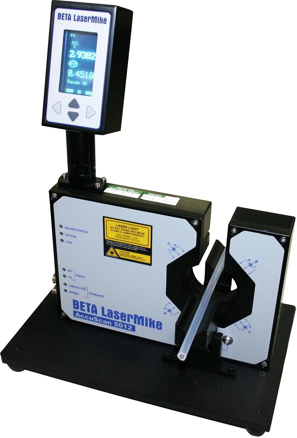 美国 Beta AS5015 BenchTop With Display Stalk医疗管激光测径仪