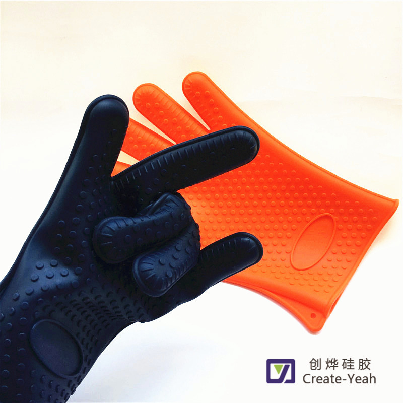 IMG_2886五指烘焙用耐高溫矽膠隔熱手套 防燙