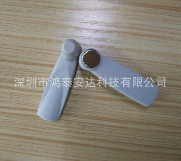 服装防盗扣 超市防盗扣灰色声磁系统衣服鞋帽专卖店防盗扣 52MM长