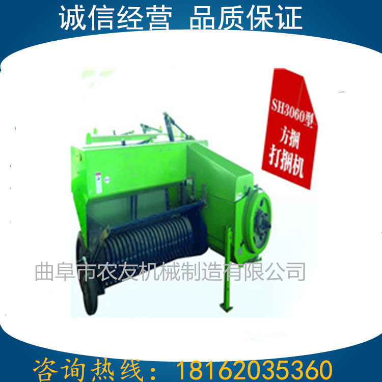 轮式拖拉机麦秸打捆机 青岛小型麦秸打捆机价格