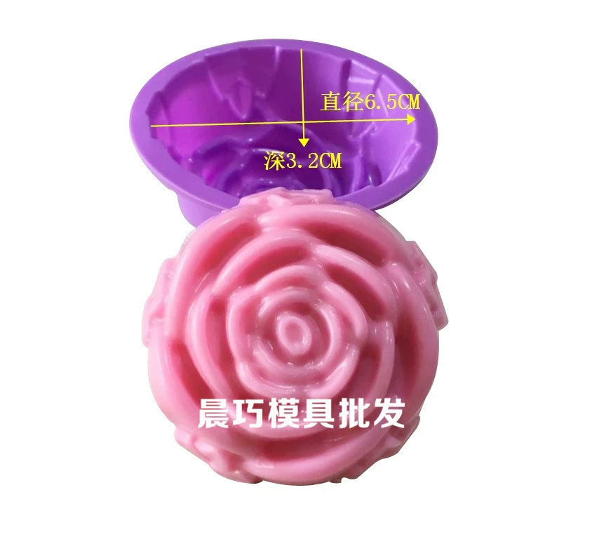 handmade soap contains rose, heat-resistant soap mold, 60 ml