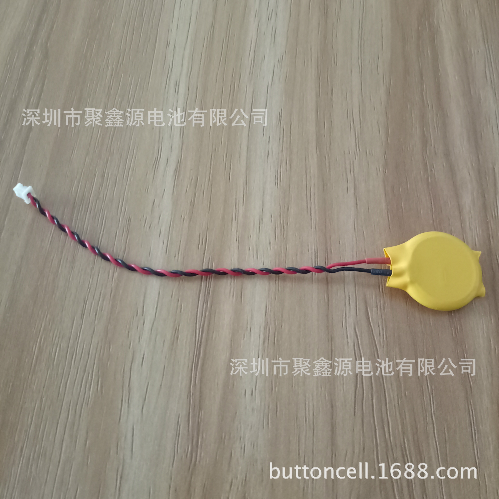 厂家供应  3V CR1220带线电池 出线带端子电池