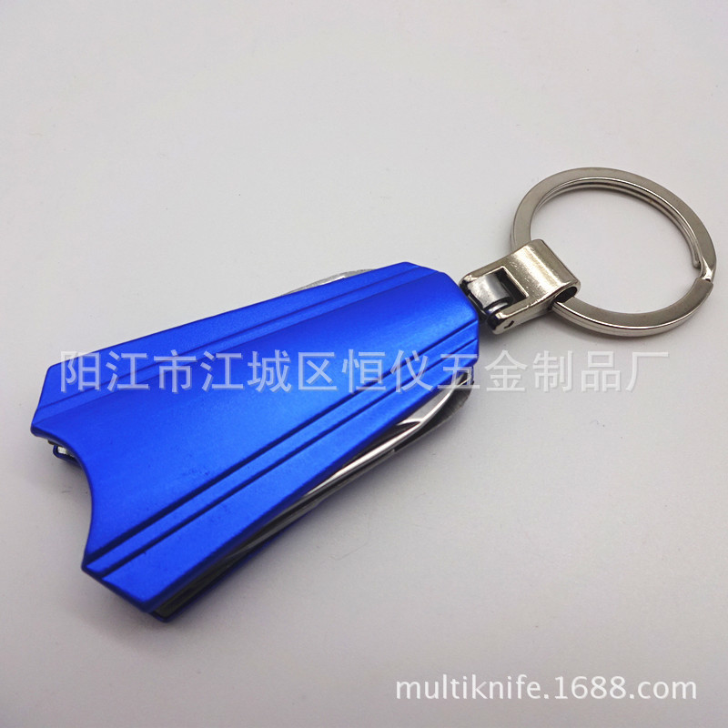 Supply bell-shaped advertising promotion multifunctional gift knife multifunctional keychain knife