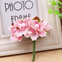 假花仿真花 櫻花桃花梅花 絹花DIY藤條 花環材料 裝飾花手環頭飾