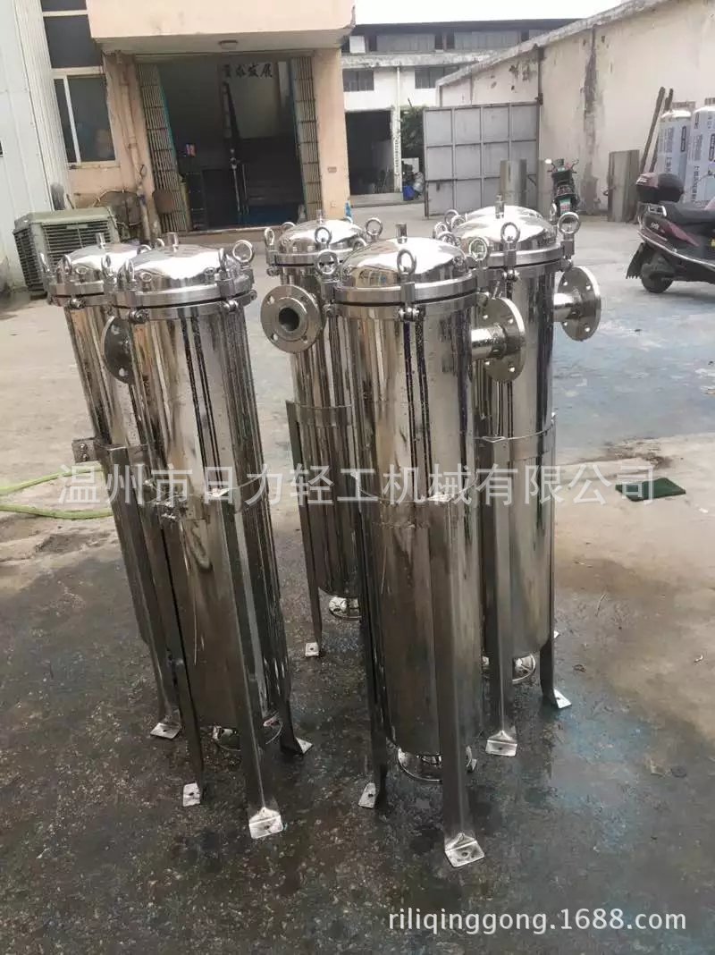 生产供应袋式过滤器，酒过滤器，快开式不锈钢袋式过滤器