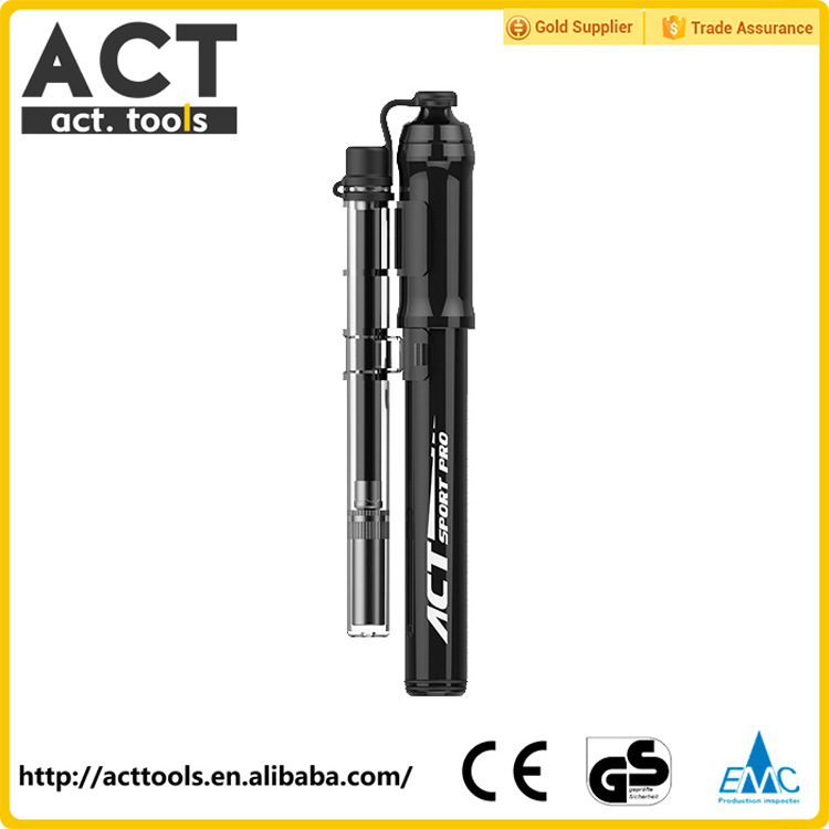 打气筒 铝合金高压自行车迷你打气筒 便携山地车自行车打气筒批发