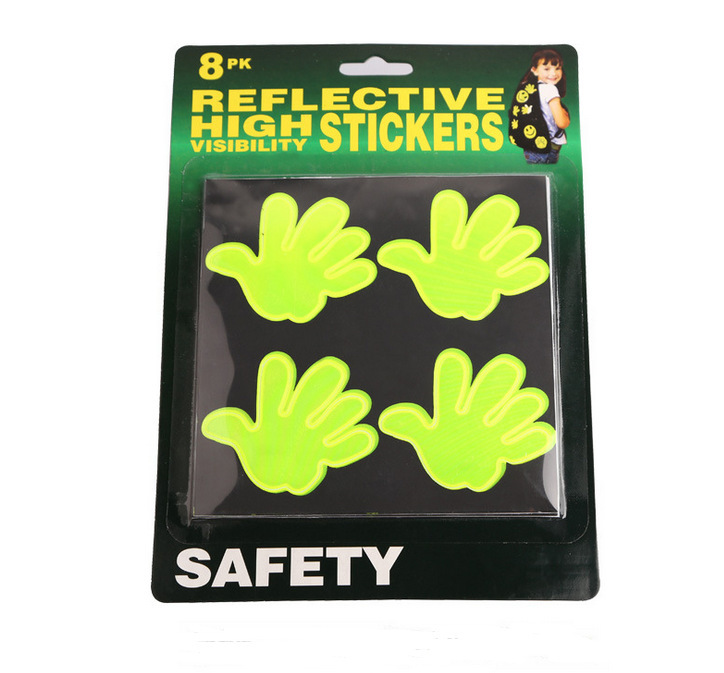Ultra-bright Bicycle Night Riding Safety Waterproof Reflective Decal Fluorescent Color Sticker Reflective Strips