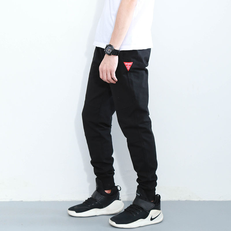 2020 Autumn and Winter New Trendy Brand Men's Large Size Casual Pants Simple Fat Guy Thickened Jogging Casual Pants