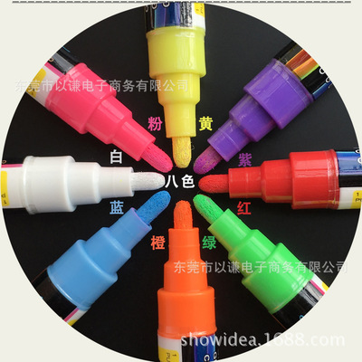 Imported Quality LED Handwriting Billboards Fluorescent pen Water colour Liquid Chalk Double head single support
